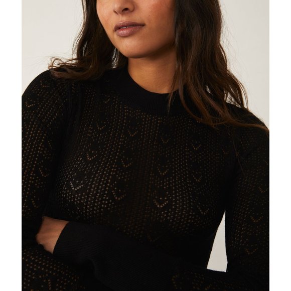 FREE PEOPLE Sunday Best Bodysuit | Black | X-Large - Picture 4 of 5